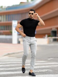 High-Neck (short sleeves) + Trousers