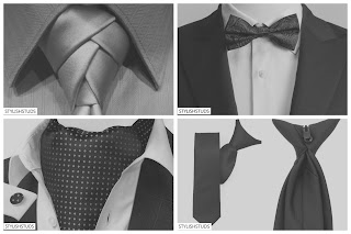 Different types of a necktie and easy step by step tutorial for tieing them