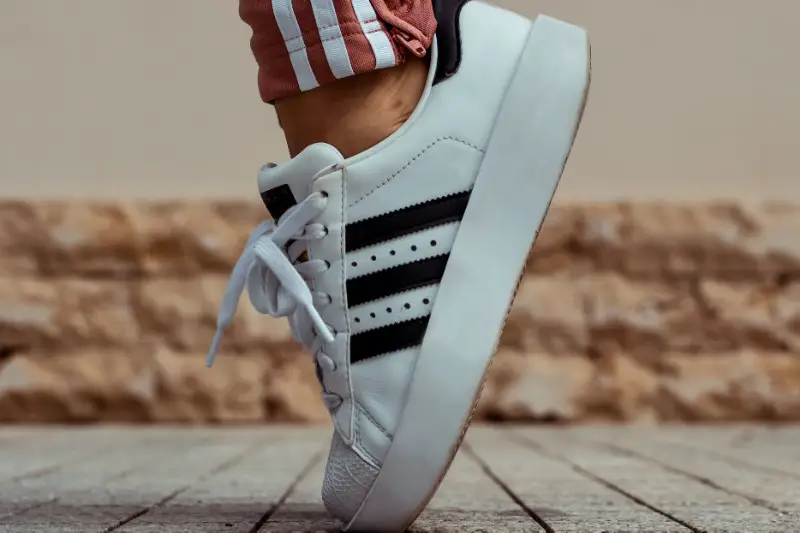 3 stripes White sneaker, men's.