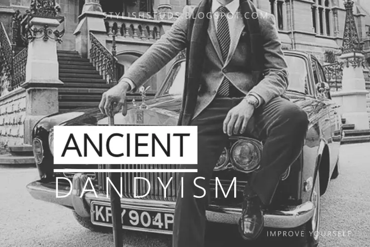 Ancient dandy man pic