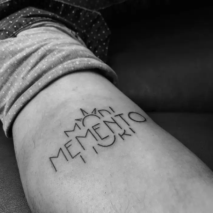 Memento Mori Tattoo on Forearms