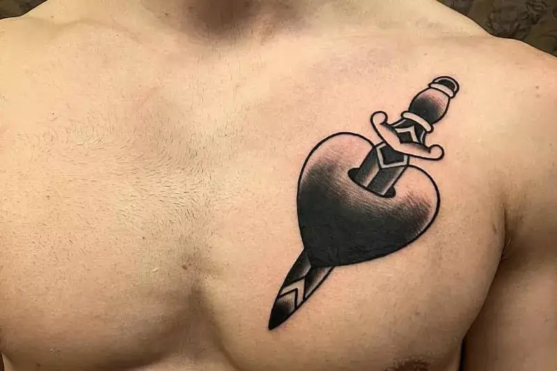 Collection of best chest tattoo for men