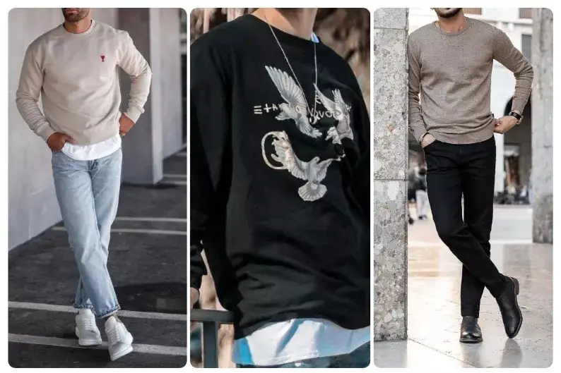 Different Ways to Style Men's Sweatshirts.