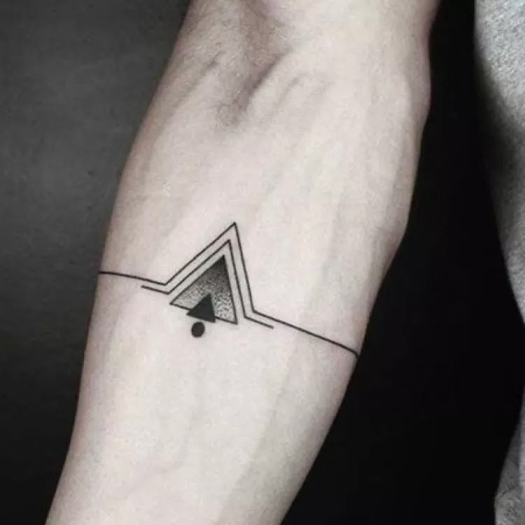 Thin and simple Armband Tattoo Design Ideas