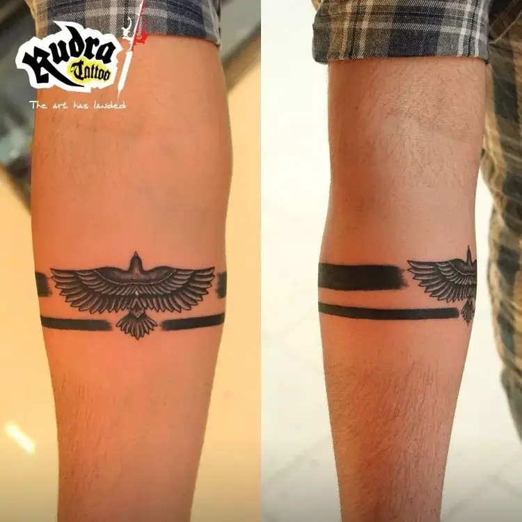 Eagle arm band tattoo design.
