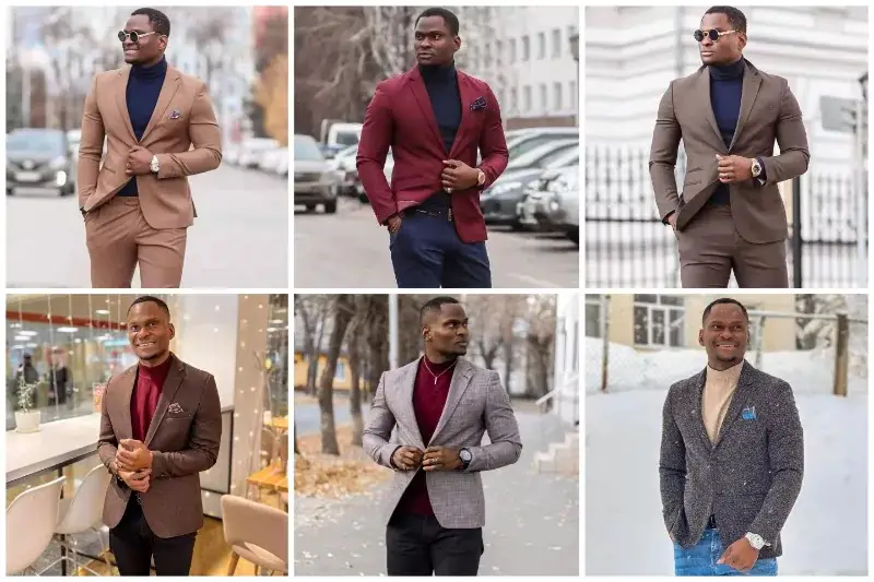 Best Outfit color combinations for dark skin guys.