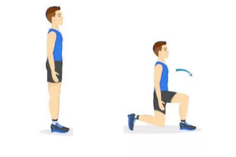 Anime image of How to perform lunges.