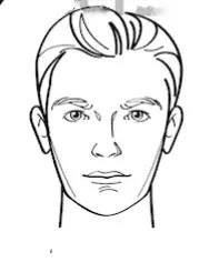 Identify your face shape | Face shape calculator male. - TiptopGents