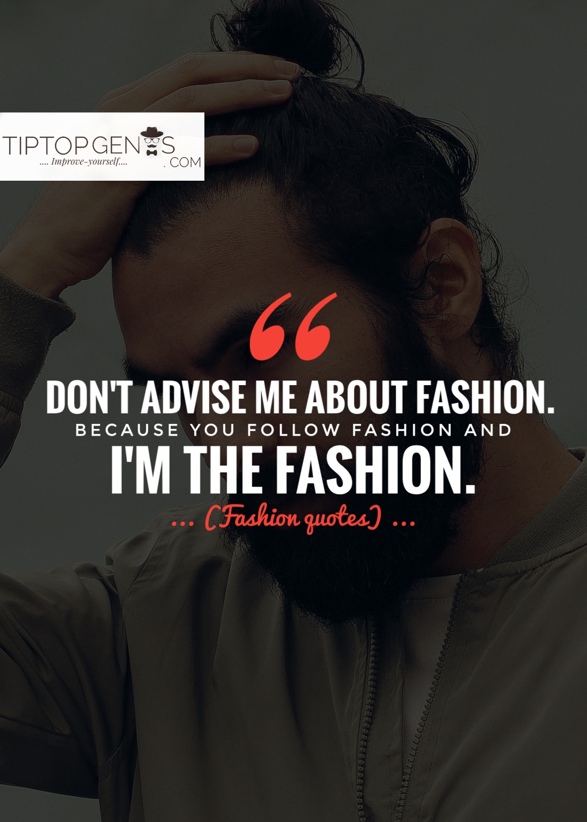 A text pic of attitude fashion quotes.