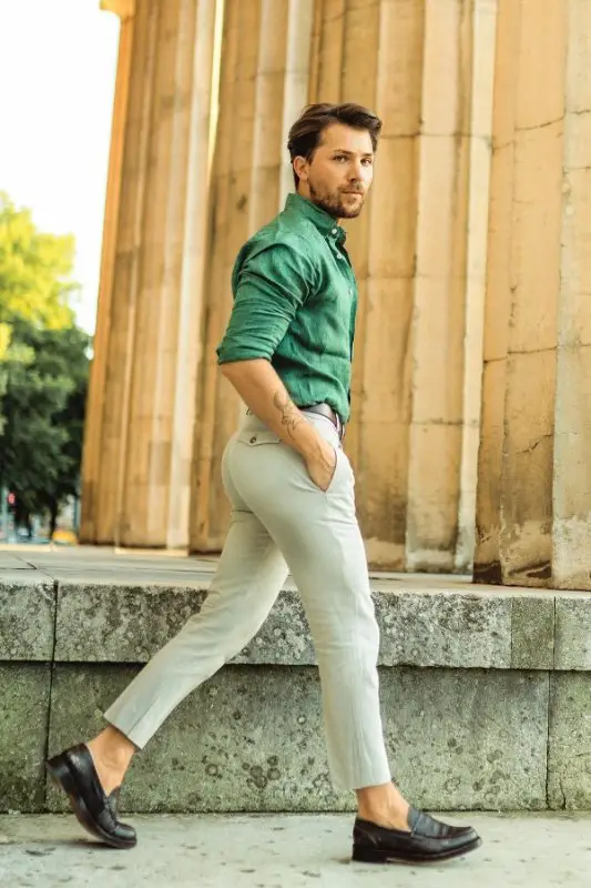 12 Ideas on How to Style Green Pants Without Looking Like a Novice 2023   FashionBeans