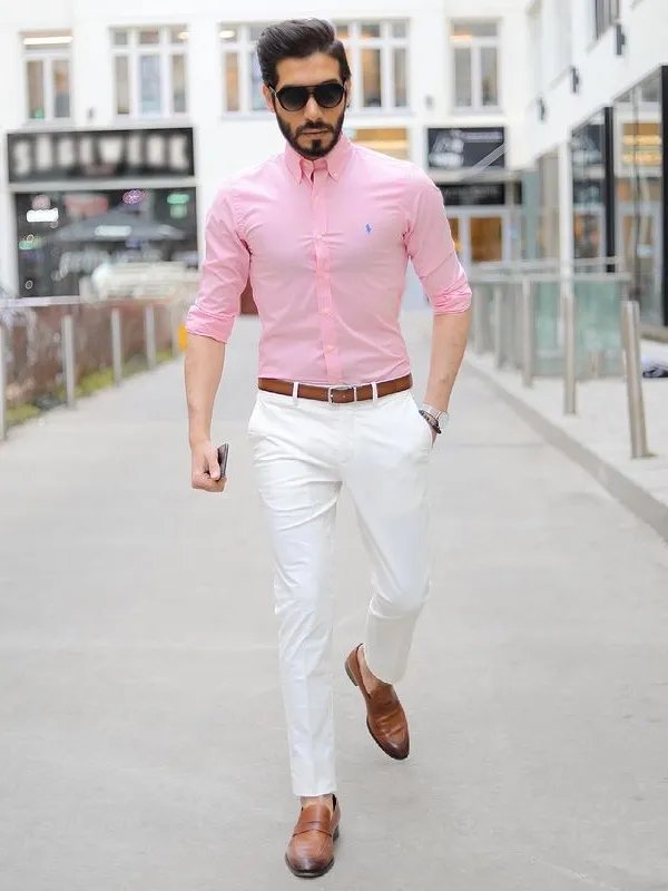 Trouser off white linen & silk - Blugiallo - Tailoring reinvented