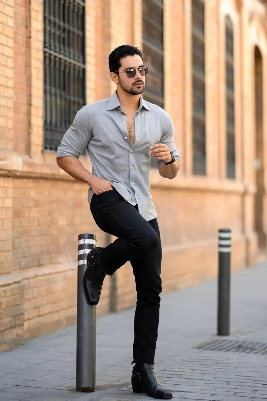 Pants matching Grey Shirts | Men's Clothing on Pinterest