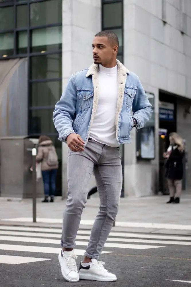 How to Style Grey Jeans for Men  Grey jeans men, Jeans outfit men, Grey  jeans outfit