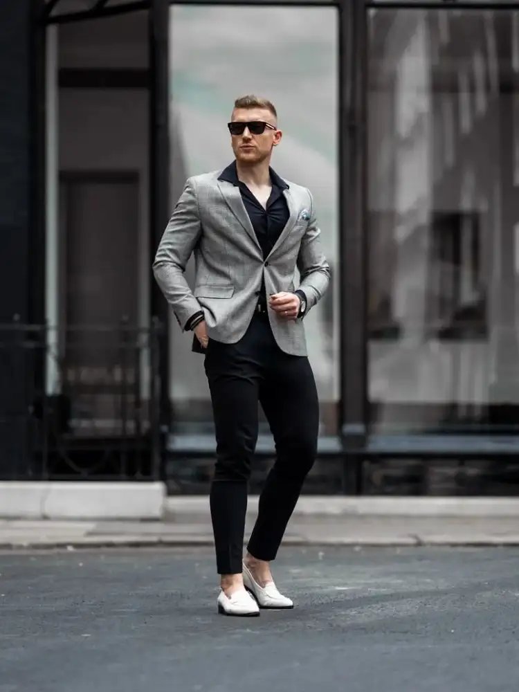 Grey Blazer Combination For Men Elevate Your Style Game