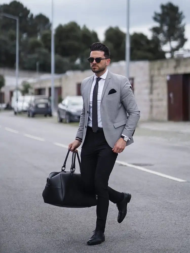 Classy Grey Blazer Outfit Ideas for Men | Grey Blazer Combination ...
