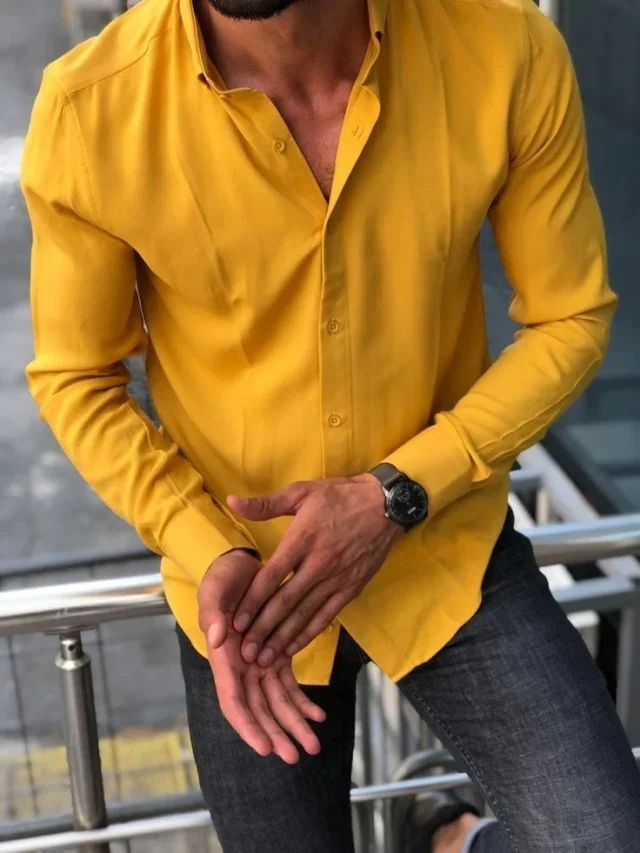 Dressing In A Light Blue Shirt, Dark Yellow Pants And Stock Photo 3801755  Crushpixel | lupon.gov.ph