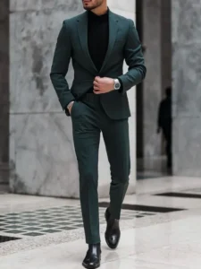 teal green suit color