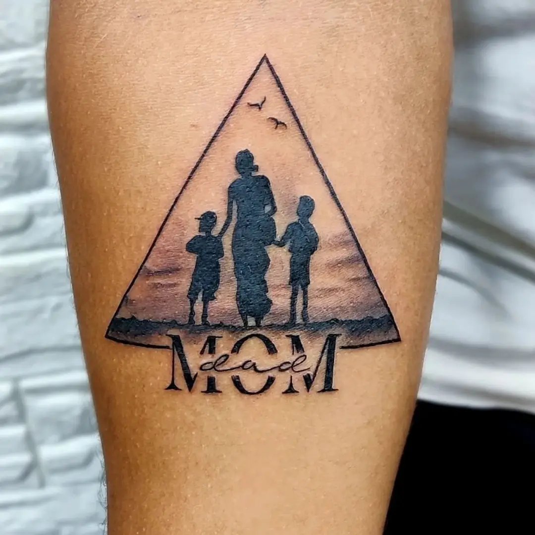 MOM DAD Tattoo Designs 
