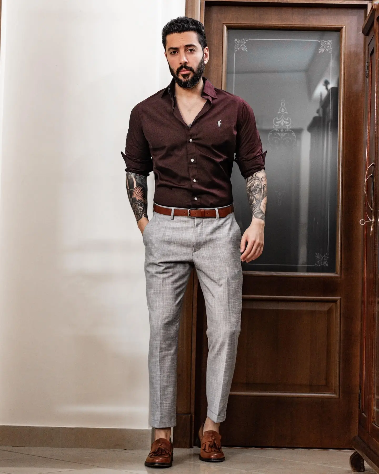 Brown Shirt Matching Pants Brown Shirt Combination Pant Ideas Men s 