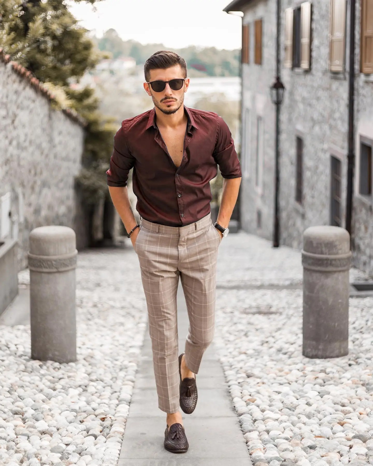Share 85+ dark brown trouser matching shirt latest - in.cdgdbentre