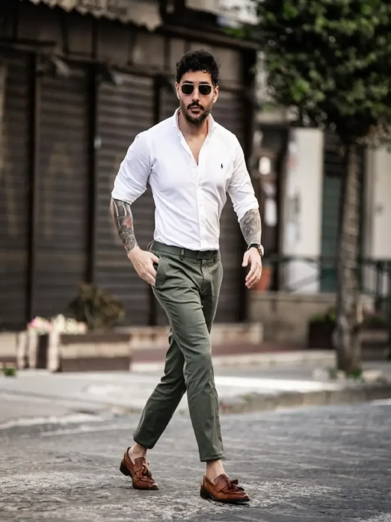 7 Pants Colors To Wear With A Black Shirt And Brown Shoes  Ready Sleek