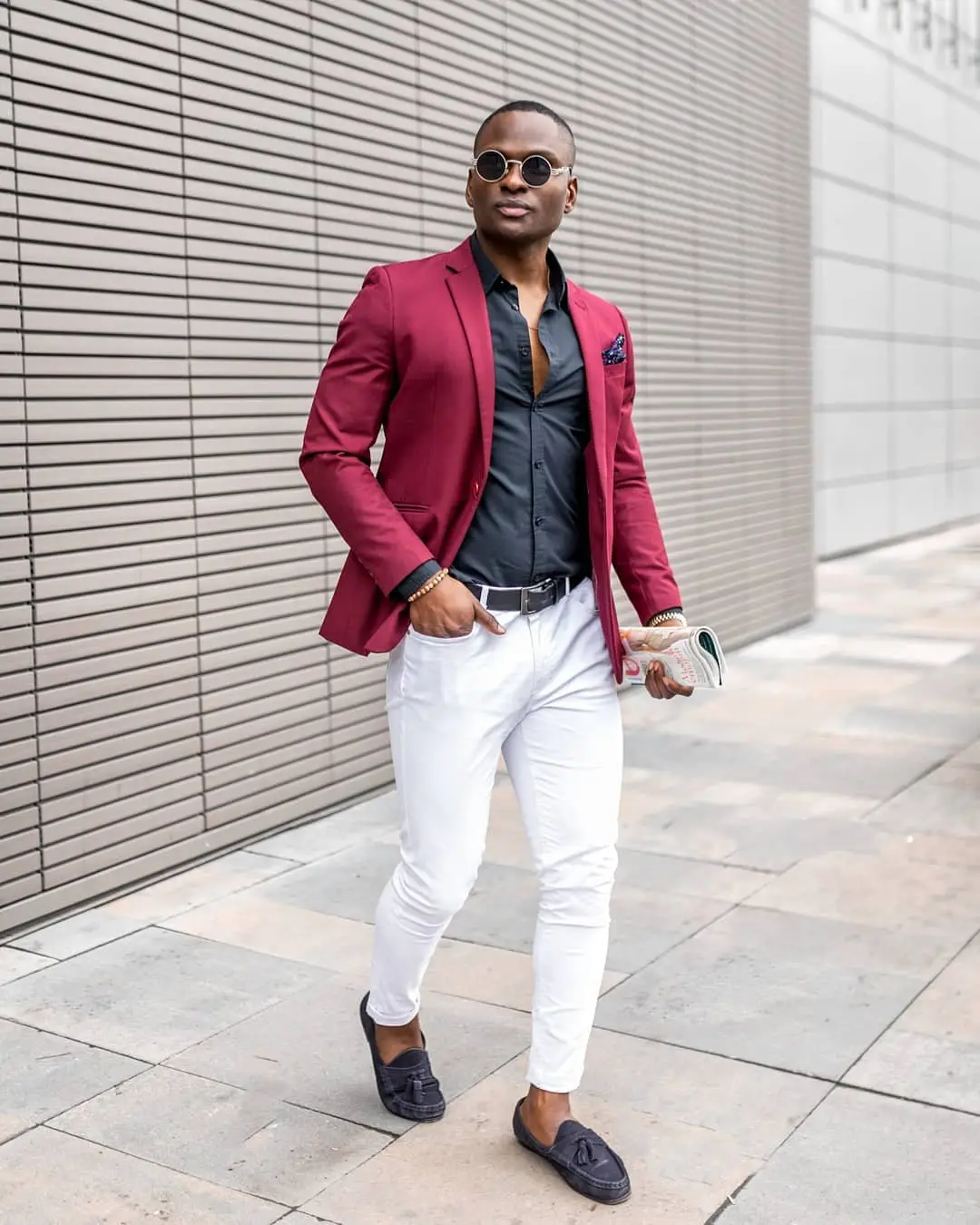 Burgundy Pants Outfits For Men (575+ ideas & outfits) | Lookastic