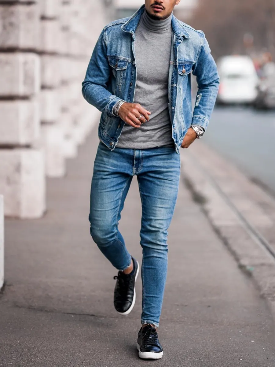 16 Ways To Wear A Hoodie With A Denim Jacket - Styleoholic